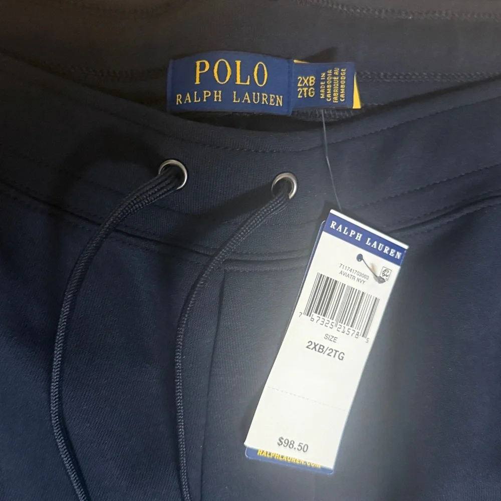 Ralph Lauren Dark Blue Drawstring Shorts